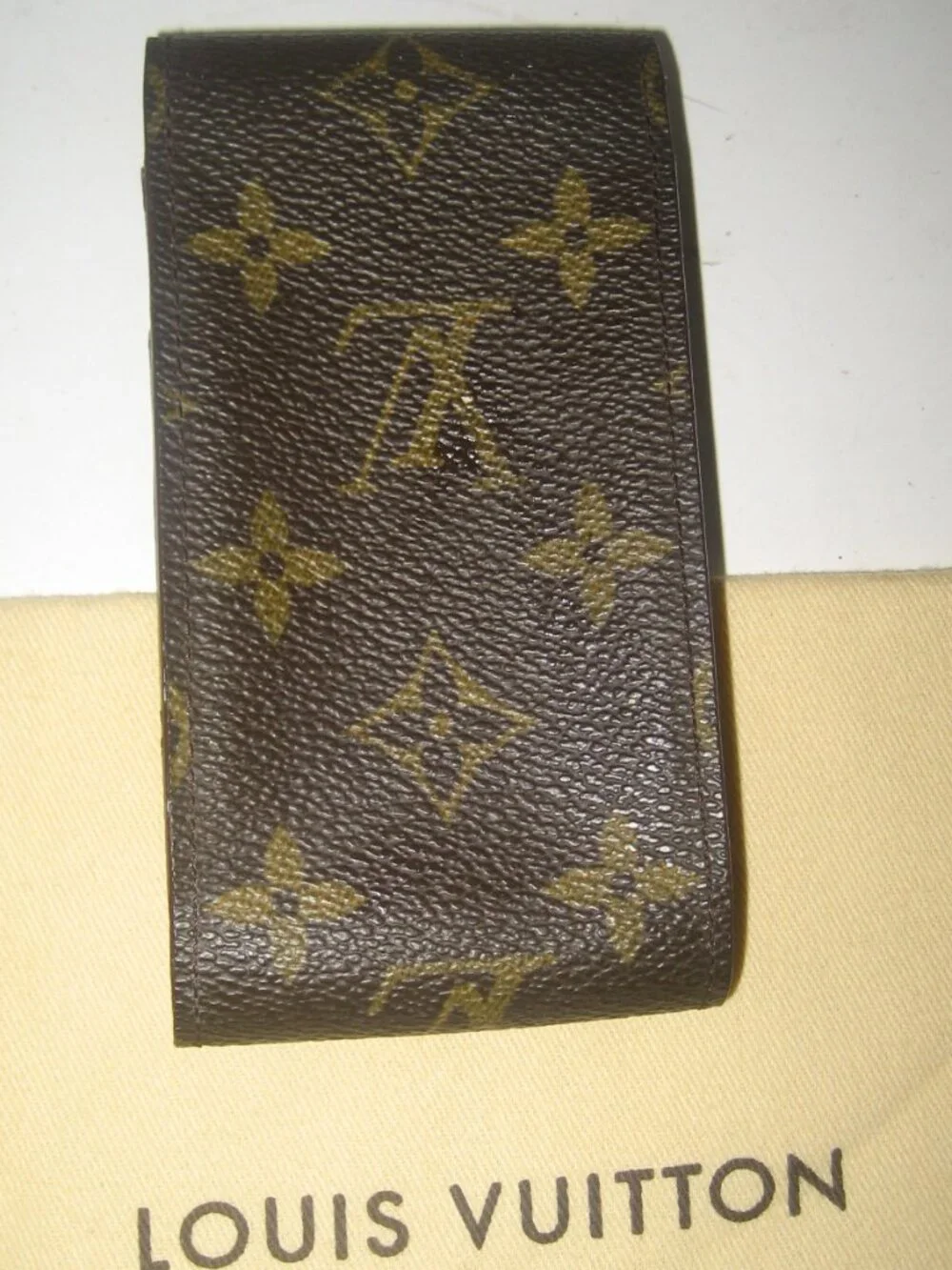 VINTAGE LOUIS VUITTON SLG CIGARETTE / LIP STICK CASE LV MONOGRAM MADE IN FRANCE